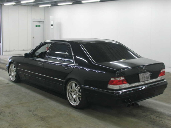 Мерседес w140 s600 черный