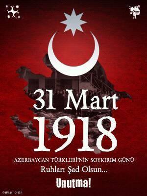 ermeni ve rus çeteleri 31 mart 1918 ilinde binlerce sivil Azerbaycan türklerini katletdiler !