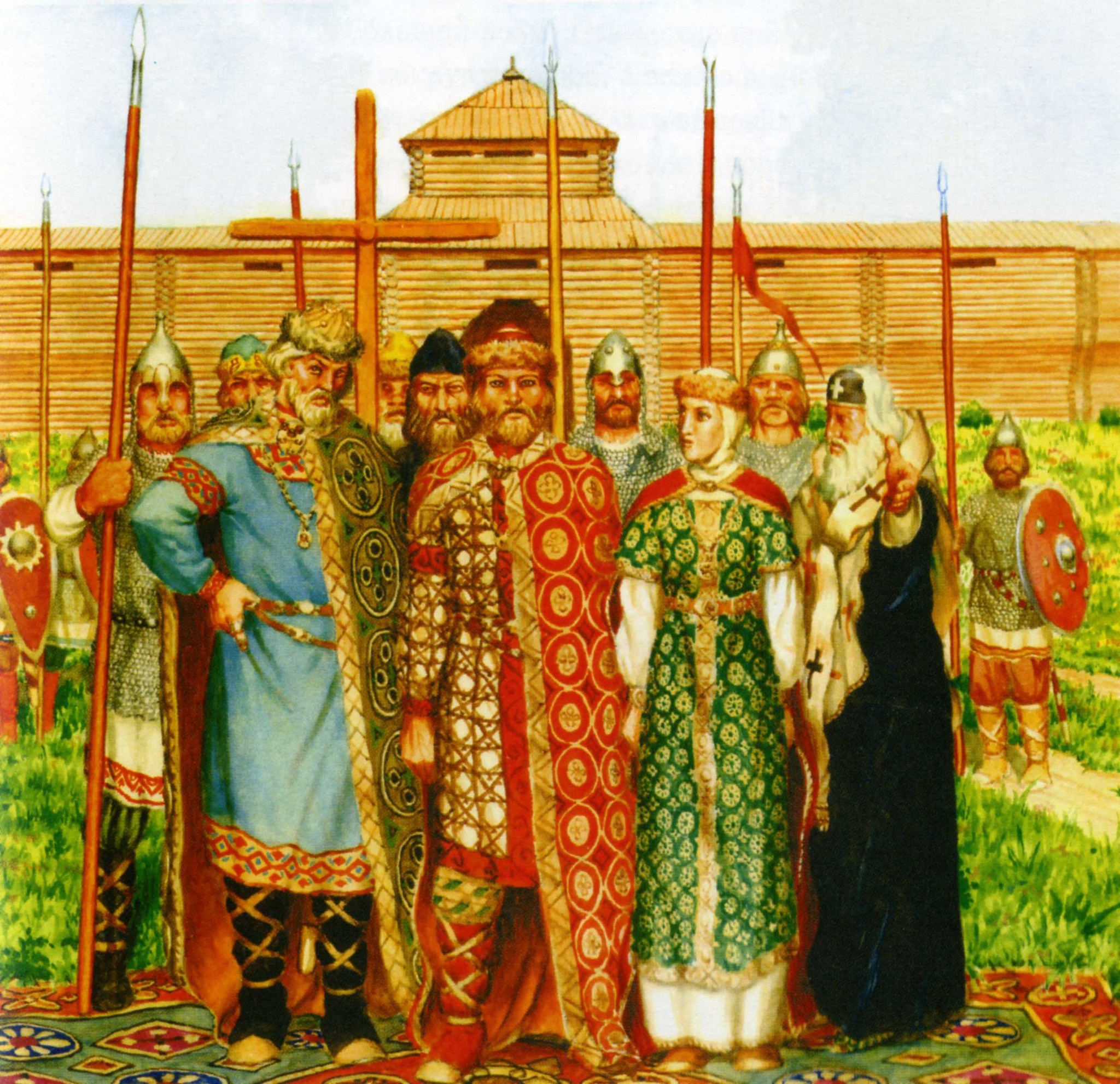 Русские князья древней Руси картины